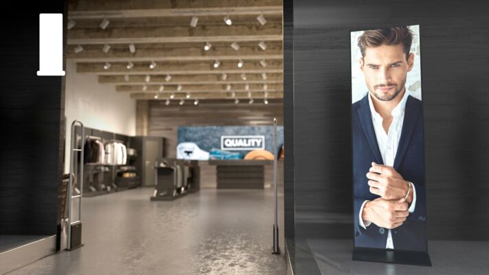 IAdea Deutschland - LED-Videowall Indoor - Einzelhandel-Serie - Store Anzeige 2