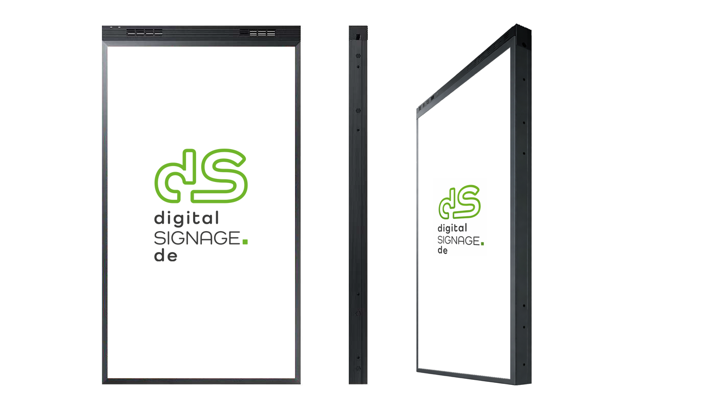 BT Smart Signboard 55 4K High Brightness Doppelseitig