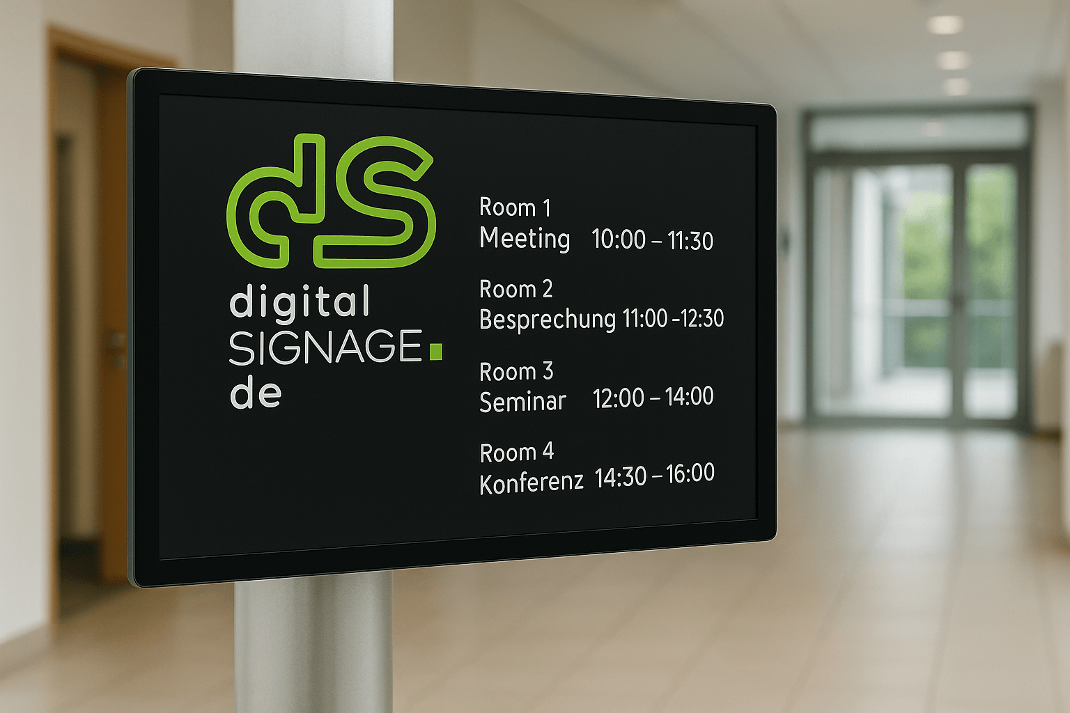 Digitale Anzeigetafel